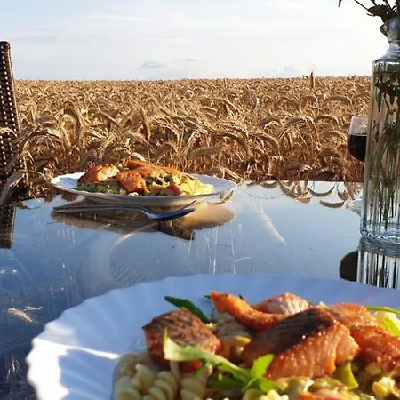 Vakantiehuis Ein Bett Im Kornfeld - Haus Weitblick - Mit Innenpool Schonfeld (Mecklenburgische Seenplatte)