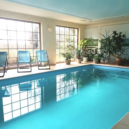 Vakantiehuis Ein Bett Im Kornfeld - Haus Weitblick - Mit Innenpool Schonfeld (Mecklenburgische Seenplatte)